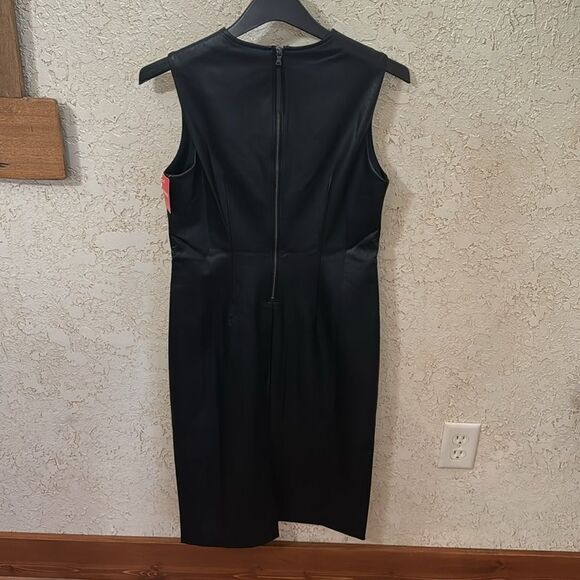 Spanx Leather-Like Sleeveless Sheath Dress NWT - Picture 8 of 15